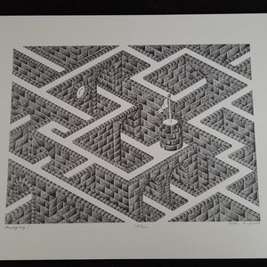 R. Jones &quot;Amazing!&quot; Lithograph Signed & Numbered 72 of 300