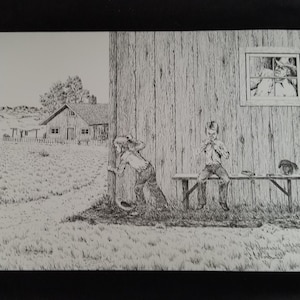 K.F. Nordwick &quot;Keeping Lookout&quot; Lithograph Signed & Numbered 200 of 250