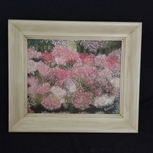 Framed Original Acrylic Painting on Canvas &quot;Summer Bloom&quot; Signed by Artist