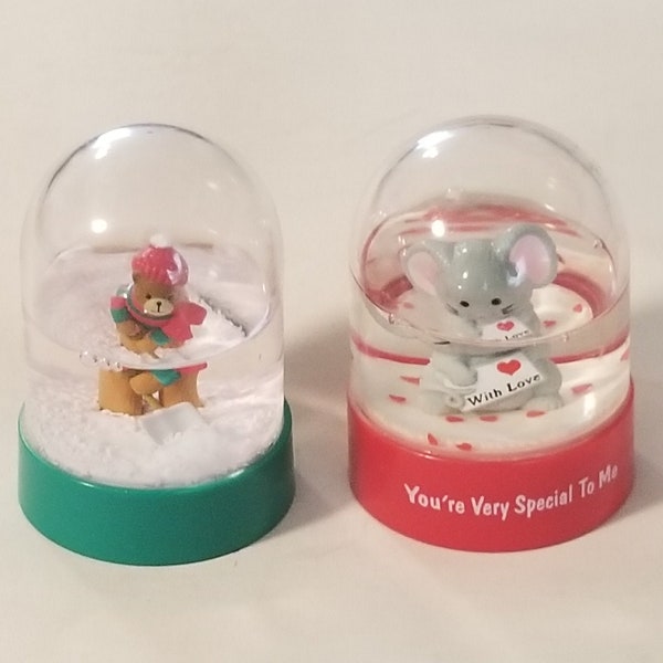 Vintage Snow Globe Etsy