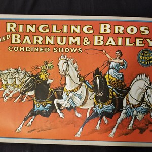 Ringling Bros und Barnum & Bailey: Die größte Show auf Der Erde - Kunst Poster 24-3/4 &quot;x 16-3/4&quot;