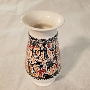 Greek Pottery / Vase / Display Piece: Hand Made & Painted in Greece by Kepameikh