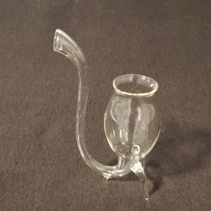 RARE Port Australia Port Pipe / Port Sipper / Wine Sipper - Soplado a mano - NUEVO