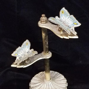 Allied (Mispelled Allid) Brass - Butterfly Clips - For Notes / Towels - 1970&#39;s Vintage
