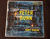 The Music from Peter Gunn by Henry Mancini - LP Vinyl 1959 RCA Victor LPM-1956 with sleeve