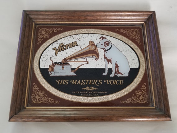【希少】パブミラー　VICTOR his master’s voice Victor Talking Machine Company 