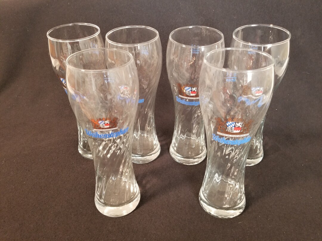 Set of 6 Weihenstephan Beer Glasses 0.5L Rastal 91/2 Etsy