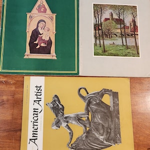 Vintage 1962 American Artist Magazine - Set / Lot of 3 Magazines      Set #6