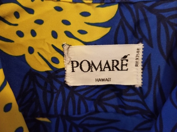 Vintage LTD Pom: Pomare Hawaii / Hawaiian Shirt -… - image 4