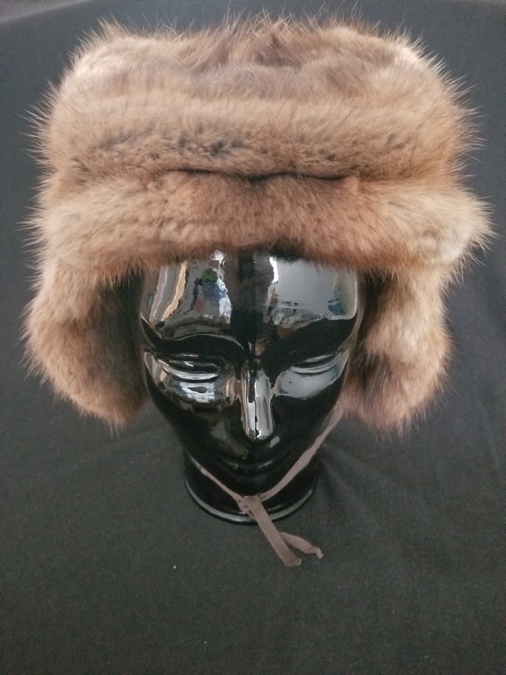 Vintage Women's Real Fur Hat: Cossack / Trapper S… - image 2