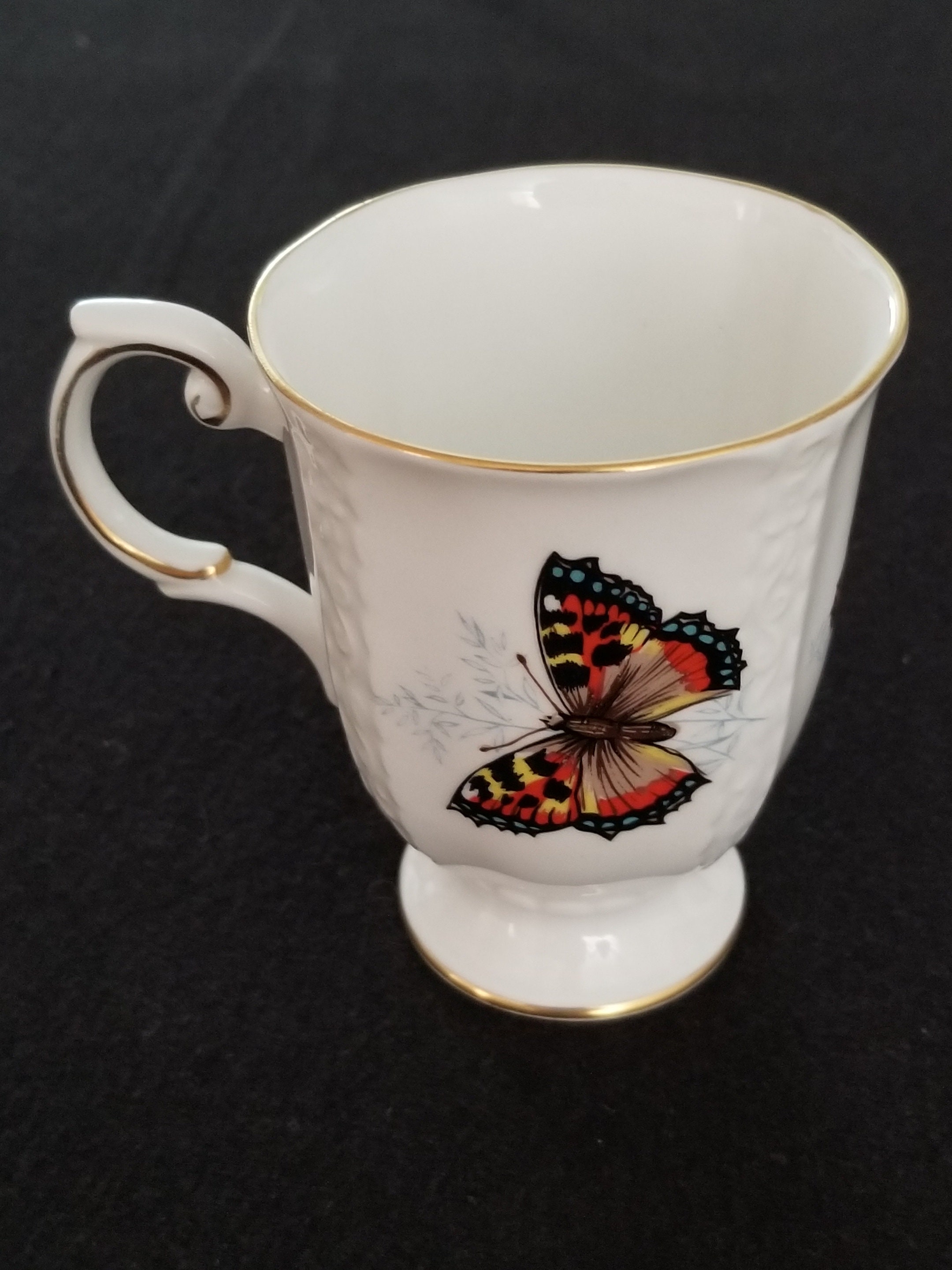 Queens Fine Bone China Rosina China Co. Ltd. Mugs Set of 4 Etsy UK