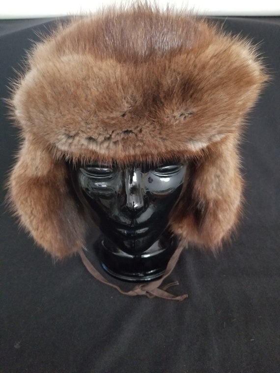 Vintage Women's Real Fur Hat: Cossack / Trapper S… - image 8