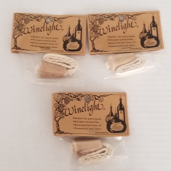 Wine Bottle Wicks Etsy