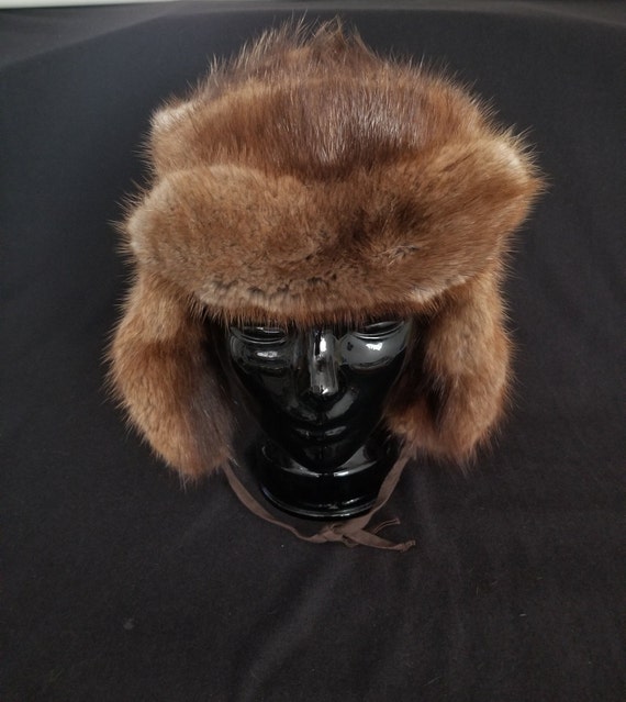 Vintage Women's Real Fur Hat: Cossack / Trapper S… - image 7