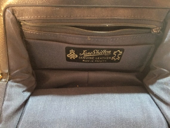 Vintage Jane Shilton Genuine Leather Purse / Bag:… - image 8