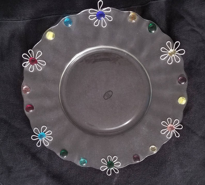 Retro Dary Rees Platter - Original Art Hand Crafted 14