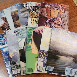 Vintage 1986 American Artist Magazine: Set / Lot of 12 Magazines - Complete Set          Set #31