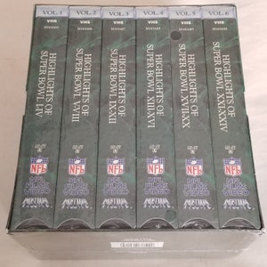 スーパーボウル I-XXIV コレクション - 6 VHS セット - 1990 - 新品未開封