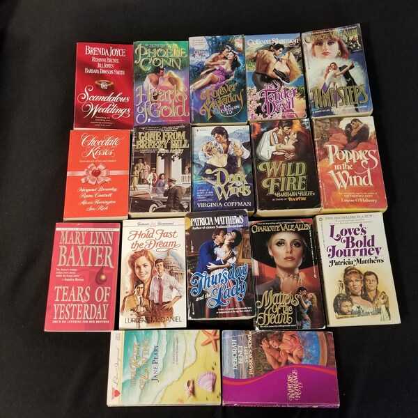 romance writers of canada magazine Assorted 1980's Romance Novels - Lot / Set of 17 Books - Good, Very Good & Like New