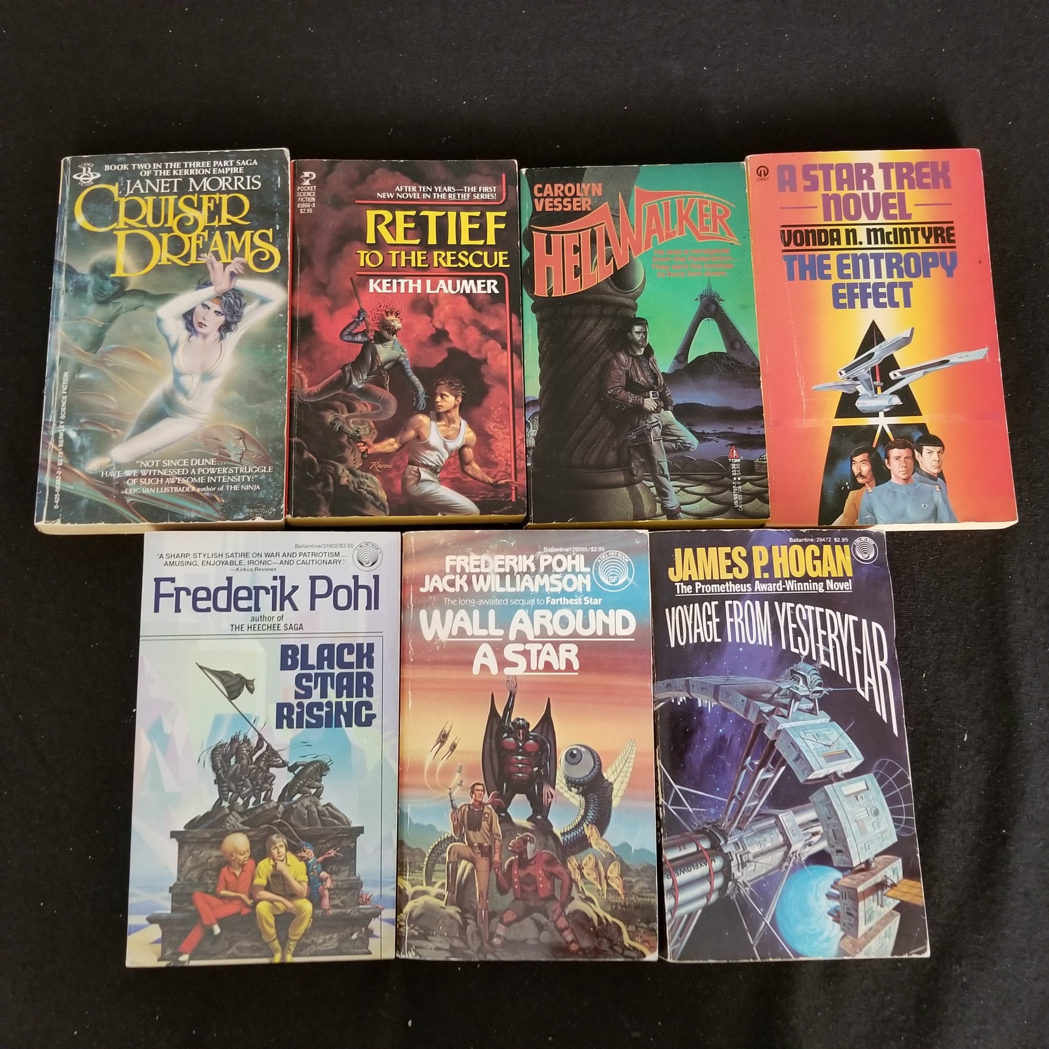 Assorted 1980 s Sci Fi Science Fiction Lot Set Of 7 Books Very Good assorted-1980-s-sci-fi-science-fiction-lot-set-of-7-books-very-good