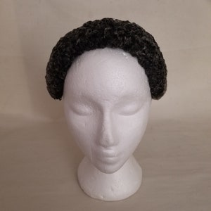 Vintage New York Creations Adjustable Juilette Hat / Cap: Various Gray&#39;s & Cream