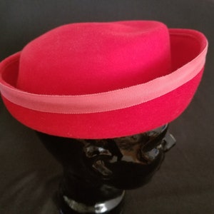 Chapeau Vintage En Laine Neumann Endler TNL - Couleur Camel, Excellent état