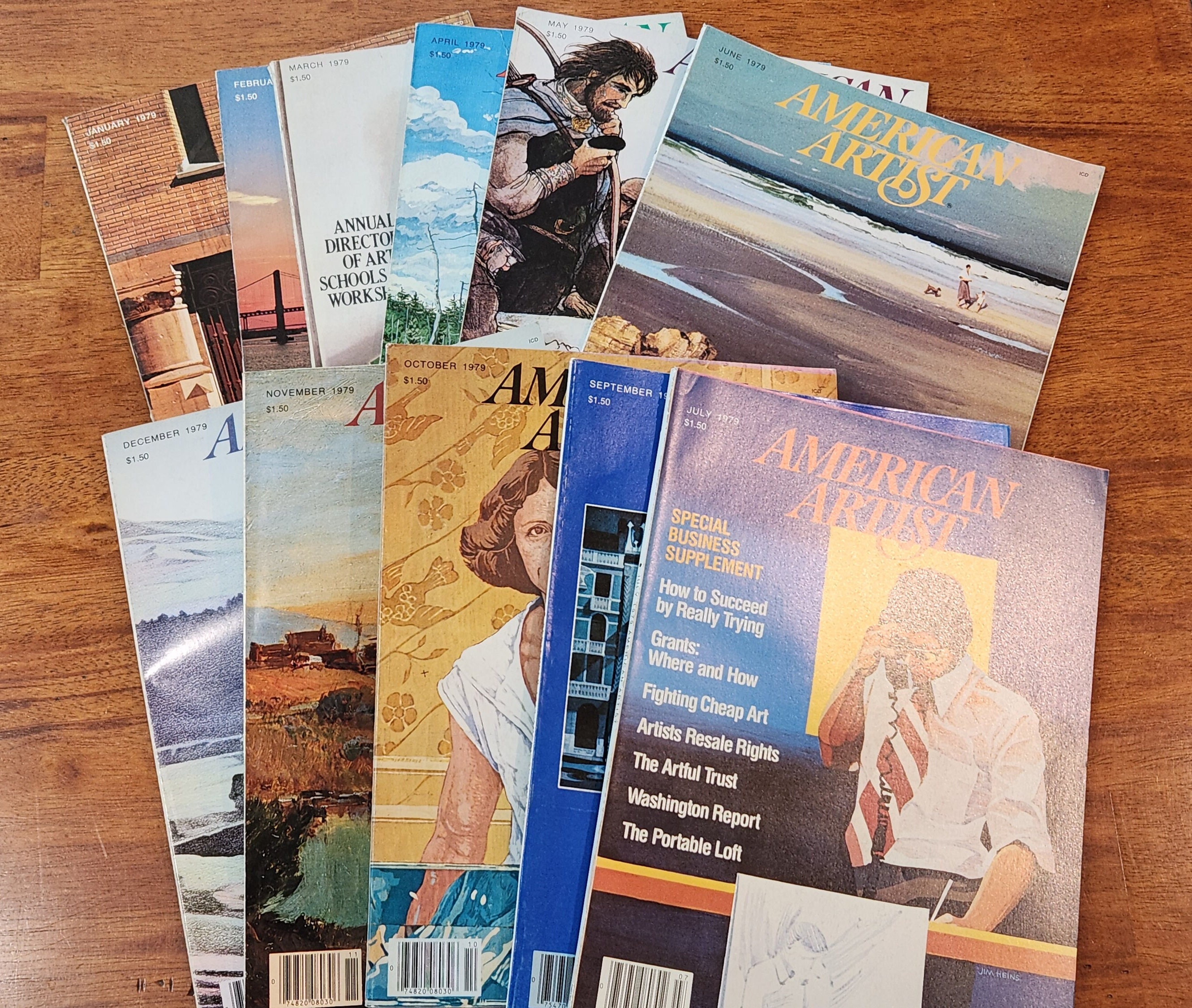 5 Craft Magazines Lot, Junk Journal, Collage, Mixed Media, Random Pick,  Modern 1980s - 2020s, No Duplicates