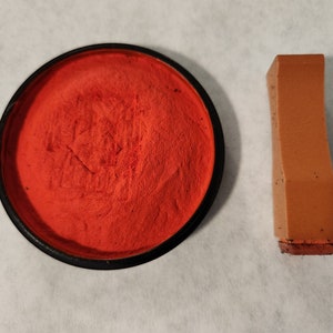 Vintage and Rare Hanko Inkan Japanese Chop Stamp / Name Stamp, Pouch and Ink in Case