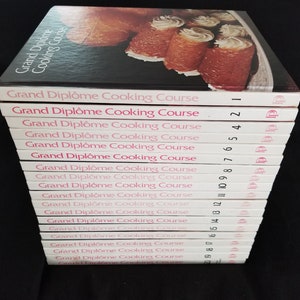 Grand Diplome Cooking Course 19 Book Set  / Lot: 1972 in Like New Condition