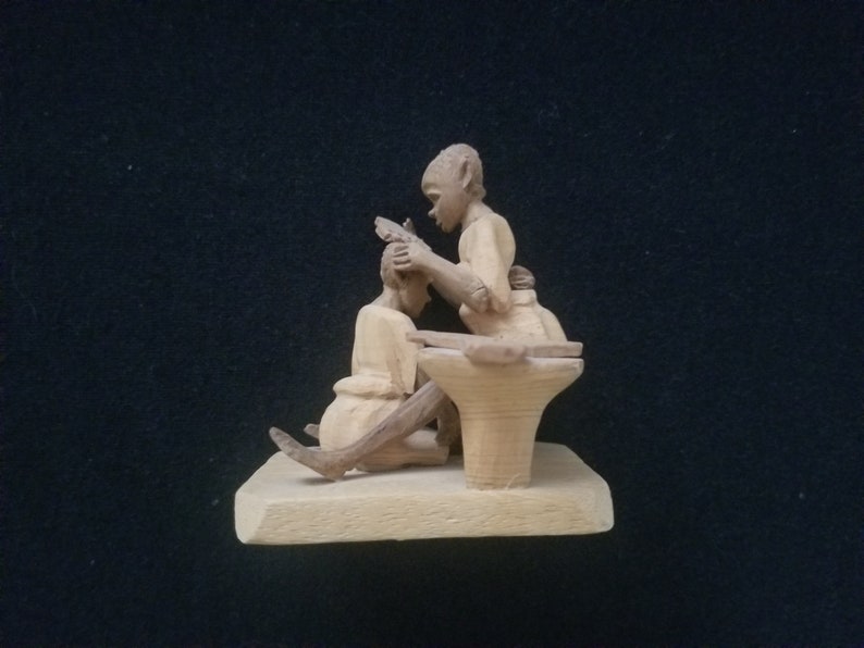 Rare Ibaden Nigeria Wood Carving by Arts & Craft Studio Etsy