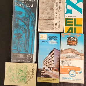 Rare Vintage 1973-1974 - Israel Tour Books / Guides / Pamphlets - Set / Lot of 6