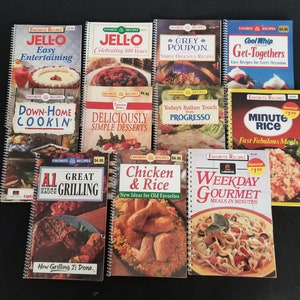Favorite Recipes and Favorite All Time Recipes Cookbook Set / Lot of 11 Fun Set!