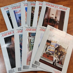 Vintage 1987 American Artist Magazine - Set / Lot of 11 Magazines      Set #32