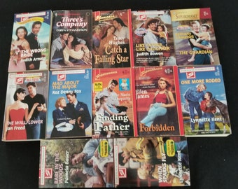 1990 年代のハーレクイン スーパーロマンス小説: ロット / 12 冊セット - 新品同様の状態
