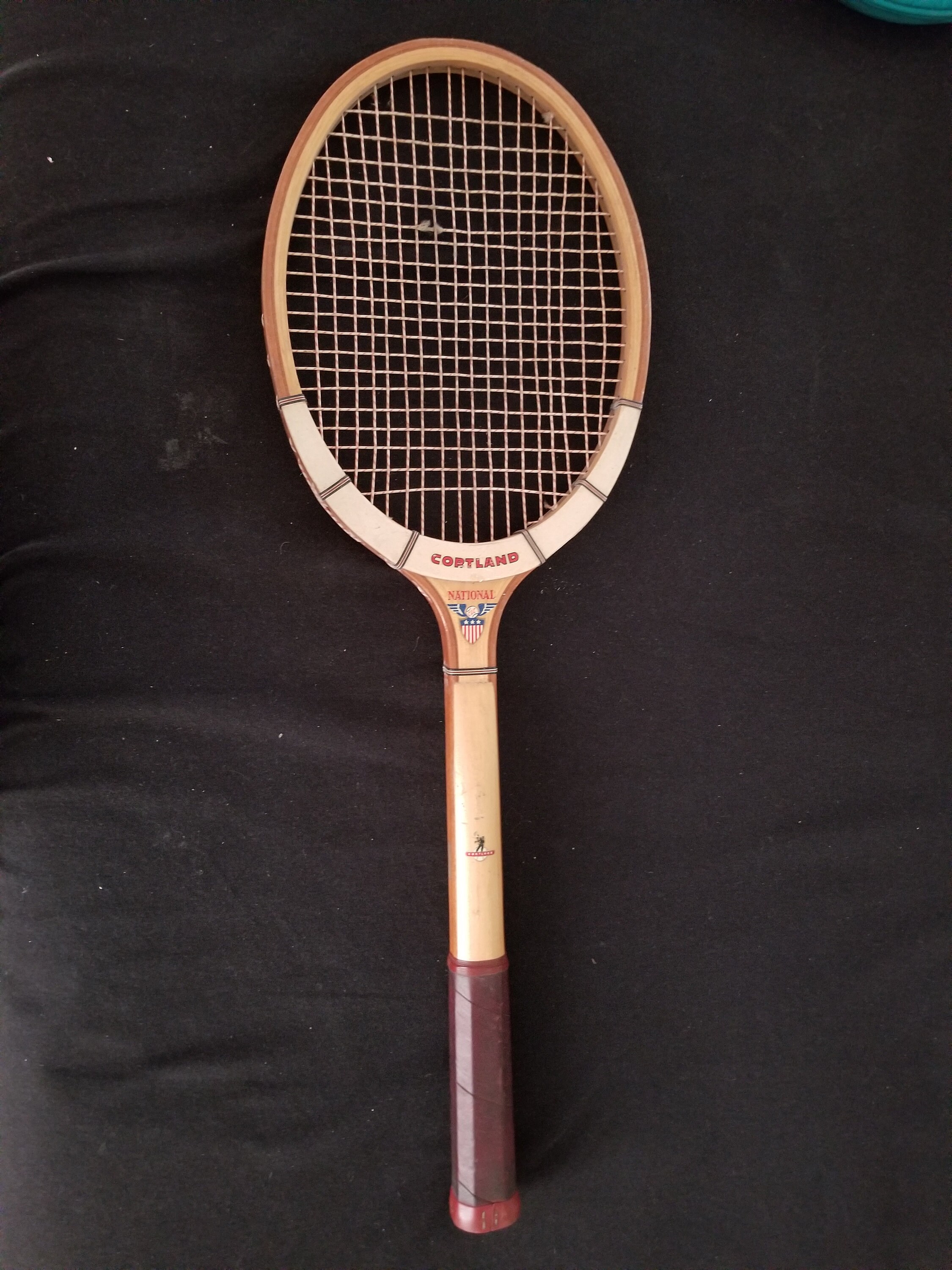 Vintage Cortland National Tennis Racket / Racquet in Very Good ...