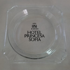 Hotel Princesa Sofia Barcelona Spanien: Aschenbecher / Trinket / Wechselschale - Selten in ausgezeichnetem Zustand