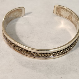 Vintage 1970&#39;s TC - 228 925 Mexico - Sterling Silver Bracelet - Taxco Mexico