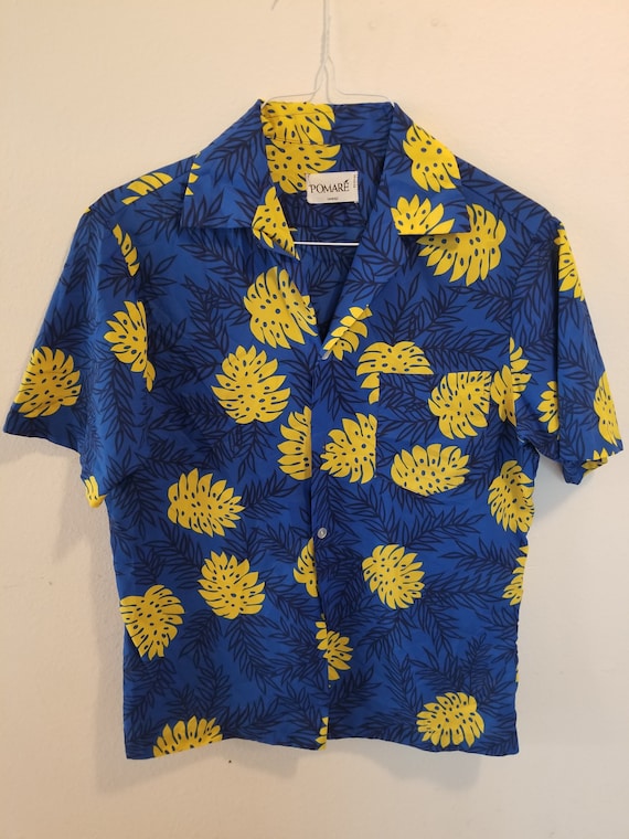 Vintage LTD Pom: Pomare Hawaii / Hawaiian Shirt -… - image 3