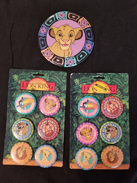 Lot / Set of Assorted Lion King Birthday Set - Pin