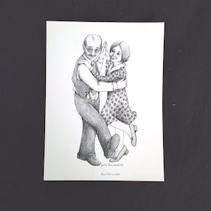 Julie Corsover Elterndruck &quot;&quot;Keep Dancing&quot;&quot; - Vintage 1975 Ungerahmt: Neu.&quot;