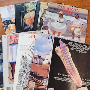 Vintage 1982 American Artist Magazine - Set / Lot of 10 Magazines      Set #27