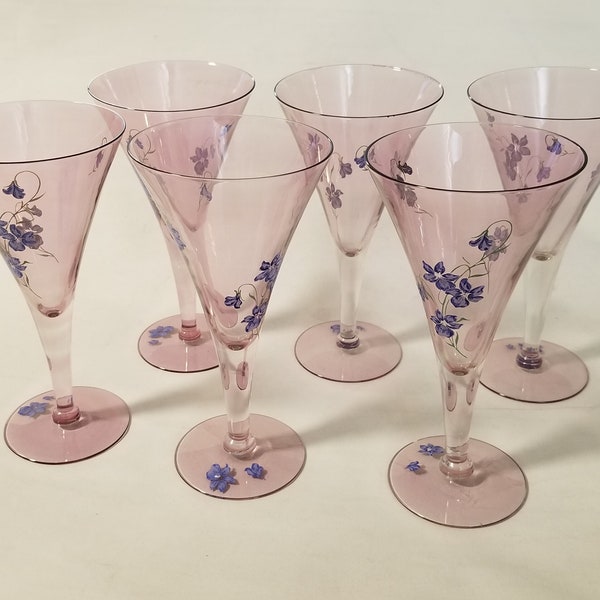 Tulip Wine Glasses Etsy