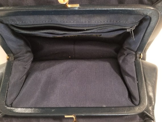 Vintage Jane Shilton Genuine Leather Purse / Bag:… - image 6