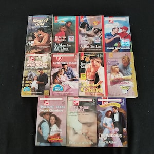 1990&#39;s Harlequin SuperRomance Novels: Lot / Set of 11 Books = In Very Good and Like New Condition