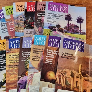 Vintage 1994 American Artist Magazine: Set / Lot of 12 Magazines - Complete Set          Set #36