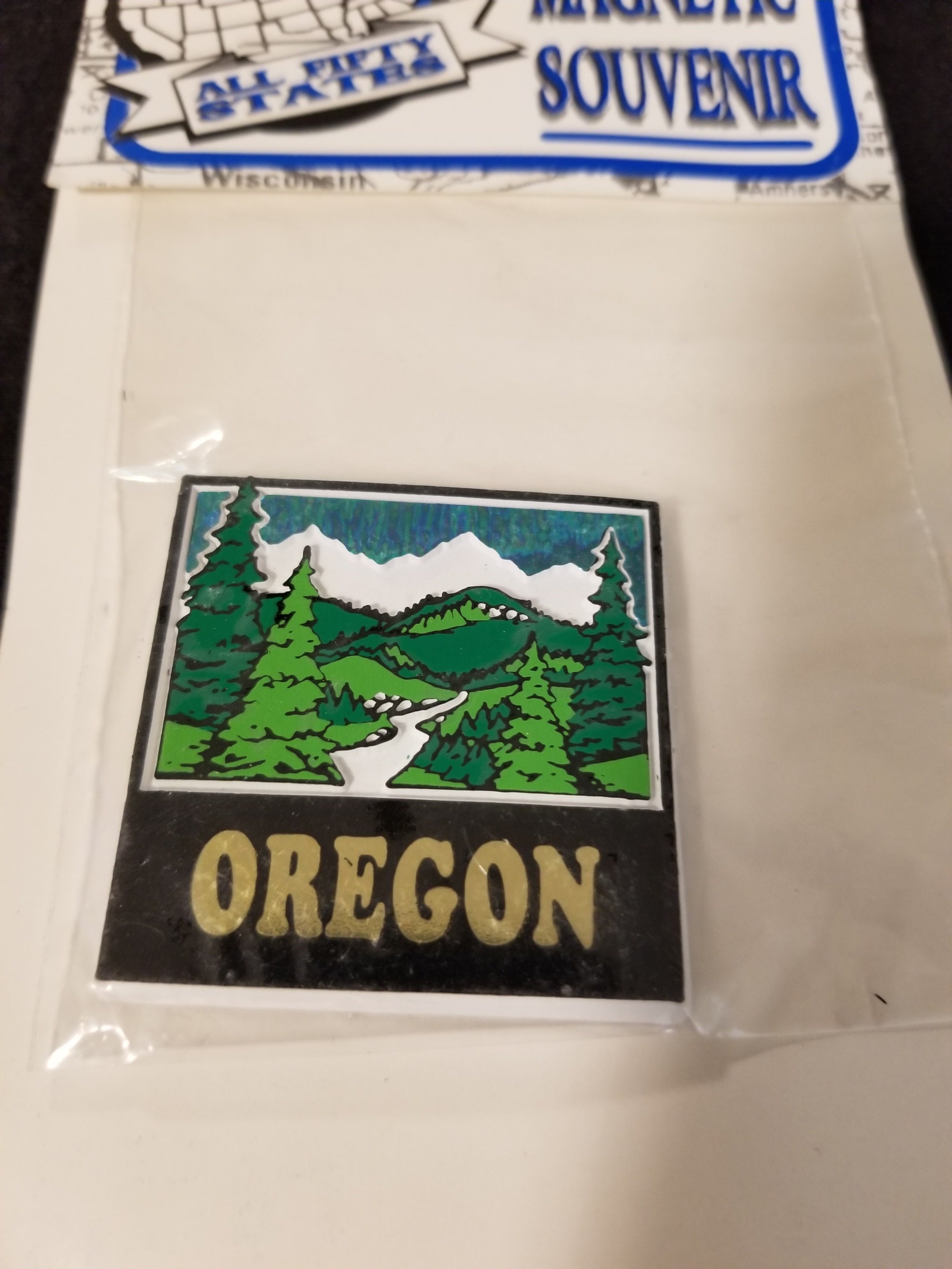 Oregon Souvenir Lovely Scenery Plastic Allen Etsy