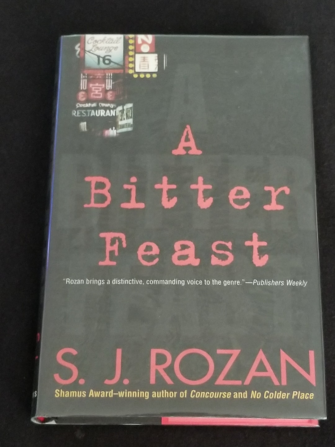 Bitter Feast by SJ Rozan SIGNED / AUTOGRAPHED / First Edition Etsy