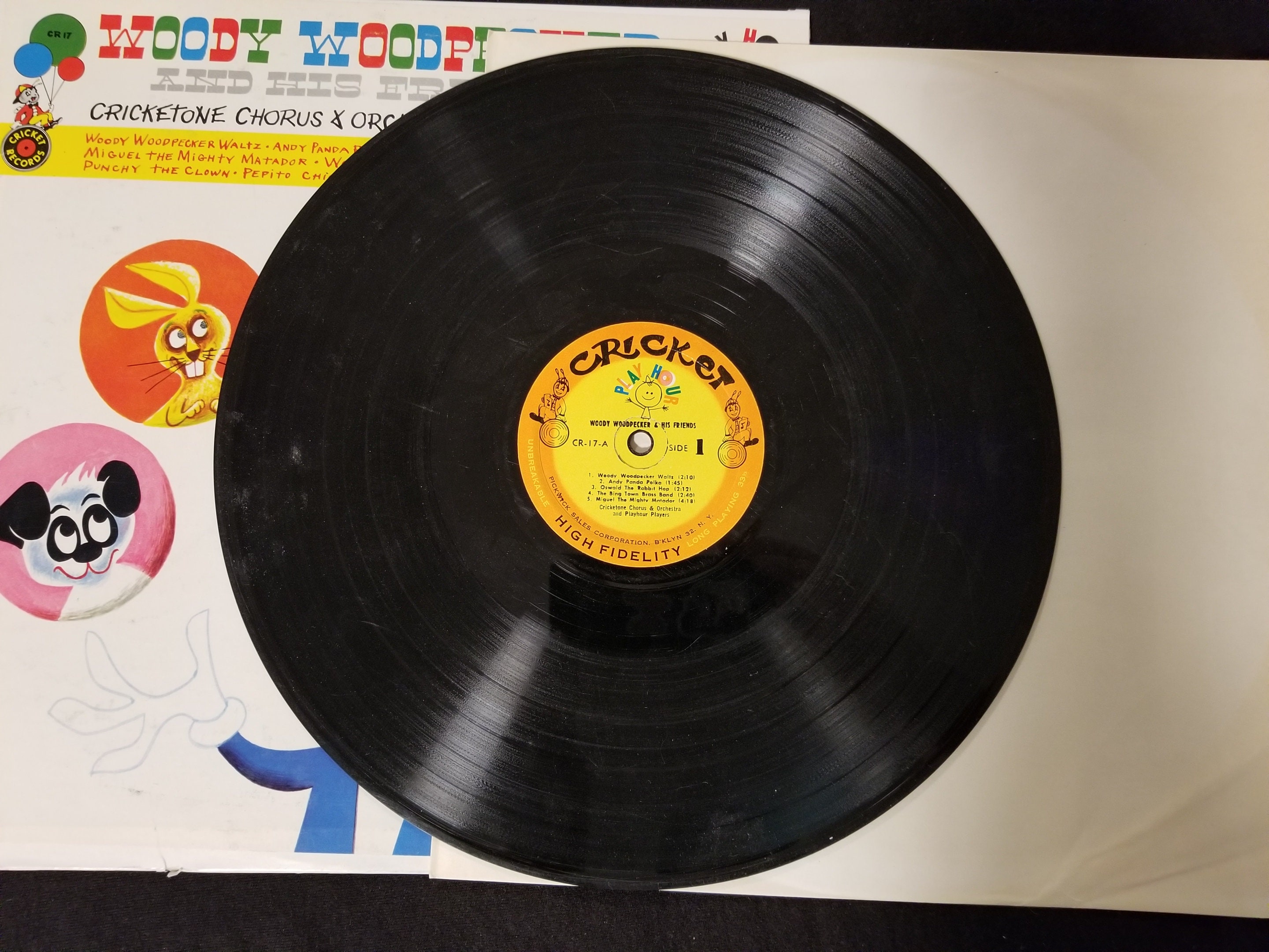 ウッディー・ウッドペッカーとその仲間たち - LP ビニール クリケット