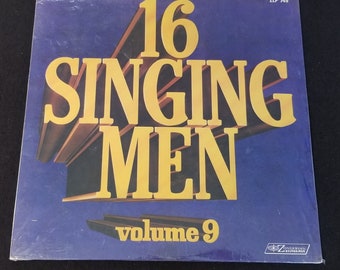 16 Singing Men: Volume 9 - ZLP 749 -  Records / LP / Vinyl - Zondervan - Brand New