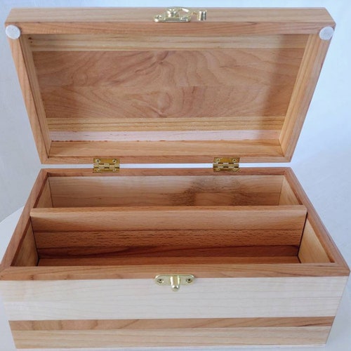 Hard Maple with sale Hickory and Cherry wood Box, Jewelry Box, Keep Sake Box.